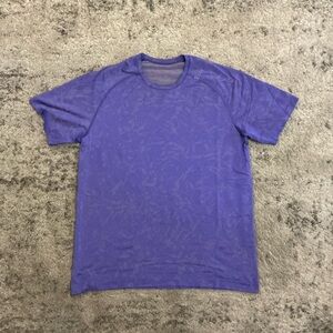 lululemon athletica Men's Purple Short-Sleeve Metal Vent Tech XL
